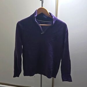 Nautical purple men's sweater